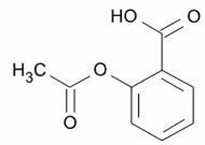 Image Of Aspirin Chemical Structure (Aspirin Chemical Structure)